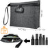 Smell Proof Bag - Odor Proof Storage Bag with Combination Lock, Waterproof Zipper Tote Organizer for Travel