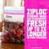 Ziploc Quart Food Storage Bags - Stay Open Design with Stand-Up Bottom, 80 Count