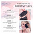 Seraphic Skincare 4-Piece Self Tanner Kit - Includes Premium Exfoliating Mitts and Applicator Belt for Perfect Tan