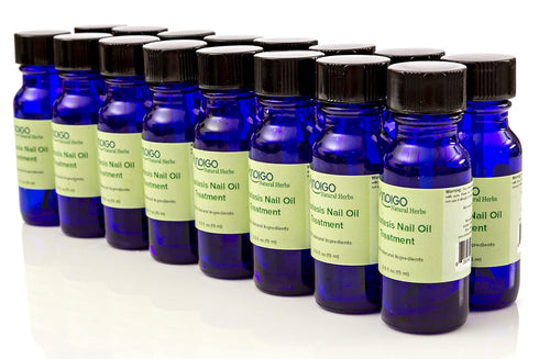 Indigo Natural Herbs Psoriasis Nail Oil Care - Relief for Toenails, Fingernails, Skin Care (15 ml)