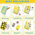 Reginary 6 Pieces Lemon Makeup Bags, Waterproof Multifunction Cosmetic Pouch with Zipper Toiletry Bag Case Organizer