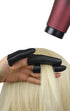 Jatai Heat Shield Professional High Heat Resistant Finger Protection Guards for Curling Irons, 3pc (Small/Medium, Black)