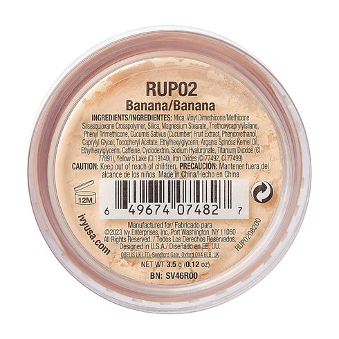 Ruby Kisses Instant Bake Undereye Powder, Vegan Cruelty Free for Brightening Eyes and Smudge-Free Makeup