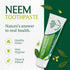 Neem Tree Farms 100% (4 Pack) Neem Fluoride Free Toothpaste - Adult and Children Friendly - Vegan Natural Toothpaste