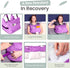 MOYOAMA Post Mastectomy Pillow Post Surgery - Wearable Chest Protection with Secure Straps, Easy-Clean Removable Cover