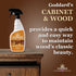 Goddard's Cabinet Makers Wax Cleaning Spray - 23 oz Wood Cleaner & Furniture Polish with Bee Wax & Lemon Oil
