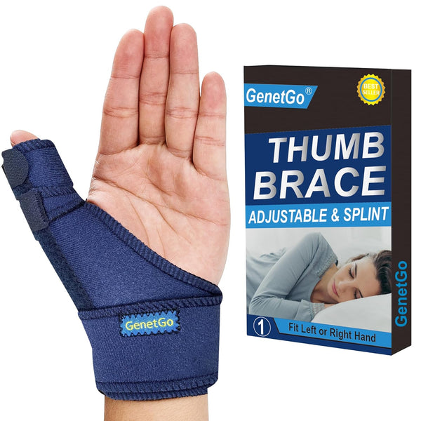 Trigger Thumb Splints, Thumb Spica Support Brace for Carpal Tunnel and Arthritis Pain Relief, Left or Right Hand