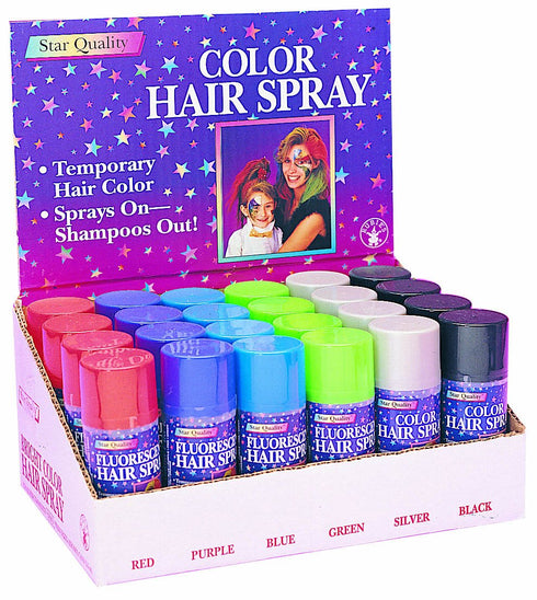 Rubies Bright Color Hairspray, Blue for Themed Parties and Halloween