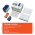 LOOKEE LK50D1A Deluxe Fingertip Pulse Oximeter, Finger SpO2 Blood Oxygen Saturation Monitor with OLED Display