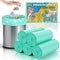 heihaily Garbage Bags 13 Gallon Tall Kitchen - Clear Green Biodegradable Large Trash