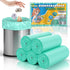 heihaily Garbage Bags 13 Gallon Tall Kitchen - Clear Green Biodegradable Large Trash