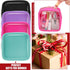 Hushee 4 Pcs Clear Nylon Makeup Bag Set, Preppy PVC Travel Toiletry Bags for Women, Waterproof Storage Organizer