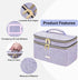 Lexeeco Medicine Storage Bag Pill Bottle Organizer with Portable Small Pouch Travel Medication Bottle Organizer