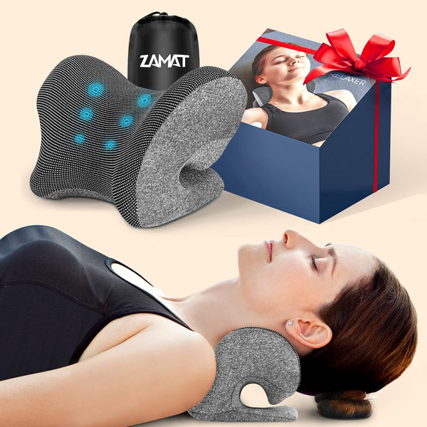 ZAMAT Neck and Shoulder Relaxer with Magnetic Therapy Pillowcase, Chiropractic Pillows for Pain Relief, Cervical