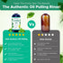 Ayurvedic Oil Pulling Rinse for Teeth and Gums - Alcohol Free Mouthwash for Fresh Breath, Mint Oral Rinse - 8 Fl Oz