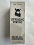 Striking Viking Beard Oil for Men, 2 Fl Oz, Unscented Naturally Derived Conditioner for Beard Growth & Softening
