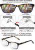 OCCI CHIARI Blue Light Magnifying Reading Glasses for Women 2.0 Anti Glare Eyestrain Spring Hinge Readers