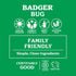 Badger Bug Spray, Organic Deet Free Mosquito Repellent with Citronella & Lemongrass, Travel Size 2.7 fl oz