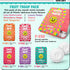 Lozenges Flintts Mints Fruit Troop Sugar Free Mouthwatering Mints for Dry Mouth Relief & Freshness Vegan Oral Health