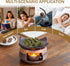 YSZYPETHE Handmade Ceramic Aromatherapy Diffuser,Herb Burner & Candle Wax Warmer with Tealight Holder, Home Fragrance