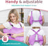 Zomaple Mastectomy Pillow with Strap, Seat Belt Cover & Shower Lanyard - Post Surgery Pillow, Breast for After Heart
