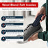The Felt Store Wool Felt Insoles, 8mm Long-Lasting Shoe Inserts, 2 Pair, Adjustable, Warm Wool for Winter