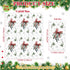 Janlaugh 100 3 Pcs Chriatmas Mistletoe Ply Disposable Napkins Hand Towels for Bathroom Paper Napkins Guest Decorative