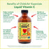 Immune 4 Oz (Pack 3) CHILDLIFE ESSENTIALS Liquid Vitamin C - Pure Vitamin C Liquid Supplement for Kids, System Support