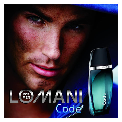Lomani Code Eau de Toilette Spray for Men, 3.3 Ounce