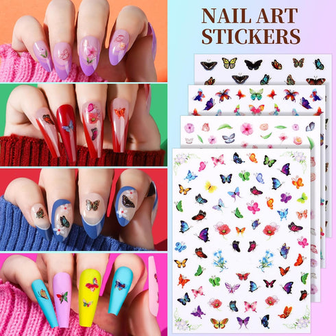 Teenitor Nail Art Kit for Beginners - Nail Art Supplies with Brushes, Dotting Tools, Stickers, Rhinestones, Foil, Tapes