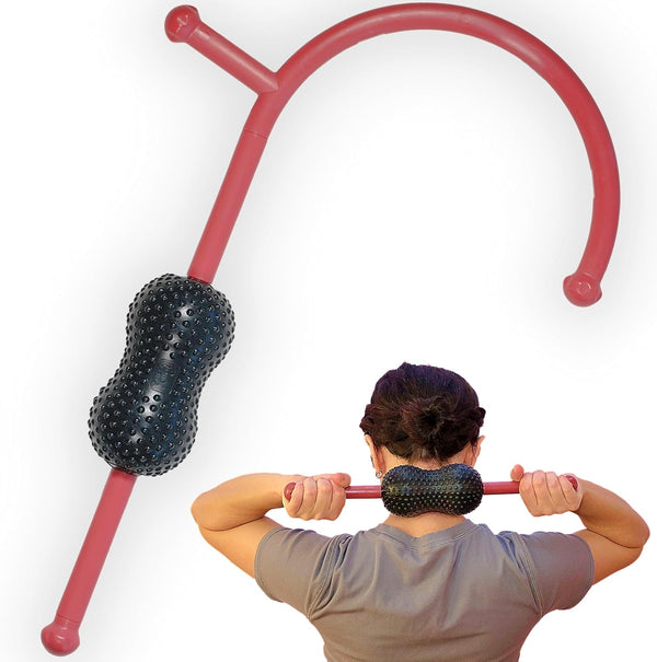 Toro Canyon Roller Cane Massager | 2-in-1 Massage Roller Stick & Trigger Point Cane
