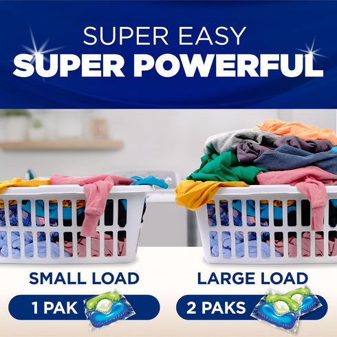 HAMMER 5-in-1 72 Count ARM & Plus OxiClean Stain Fighters: Laundry Detergent Power Paks, Fresh Scent