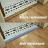 Vinyl Door Threshold Ramp, 36 Inch Door Transition Strip, Wheelchair Ramp Edge-Reducer for Home/Door/Floor (Grey)