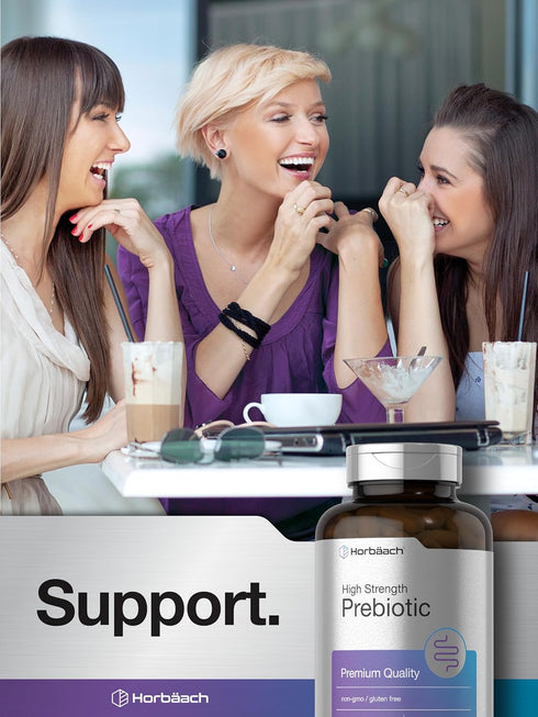 Horbaeach Prebiotic for Men and Women | 120 Powder Pills | High Strength & Premium Quality Supplement