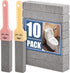 10 Packs Grey Pumice Stone Cleaner with 2 Universal Handles for Cleaning Toilets, Bathrooms, Kitchens, Spas, Pools,