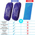 Medvice Reusable Hot and Cold Ice Packs - 2 Gel Wraps for Injuries, Joint Pain, Muscle Soreness, Adjustable & Flexible