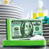 Set 2, (5286467) Genuine Fred, Dirty Money, Kitchen Sponges, of Green