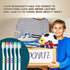 Navona 150 PCS Individually Wrapped Bulk Toothbrushes, Colorful Manual Disposable for Adults or Kids, Medium Soft
