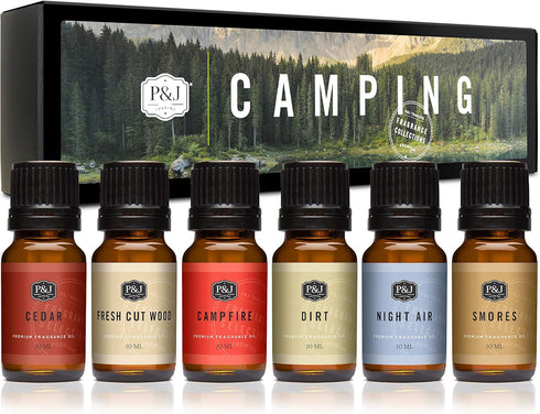 P&J Trading Fragrance Oil Camping Set | Candle Scents for Candle Making, Freshie Scents, Soap Making Supplies