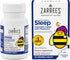 Zarbee's Kids Chewable Melatonin 1mg, Drug-Free Sleep Supplement, Natural Grape Flavor, 50 Count for Ages 3+