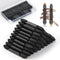 MORGLES 50 PCS Double Ended Eyeshadow Applicators with Organizer, Disposable Makeup Applicators, Sponge Tip Brush Bulk
