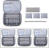 Trunab Medicine Storage Bag with Combination Lock, Lockable Pill Bottle Organizer, Travel Medication Carry Case