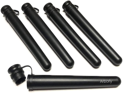 Tube Vials 5 Pack - Premium Cigarette Tubes, Air Tight, Smell-Proof, Waterproof