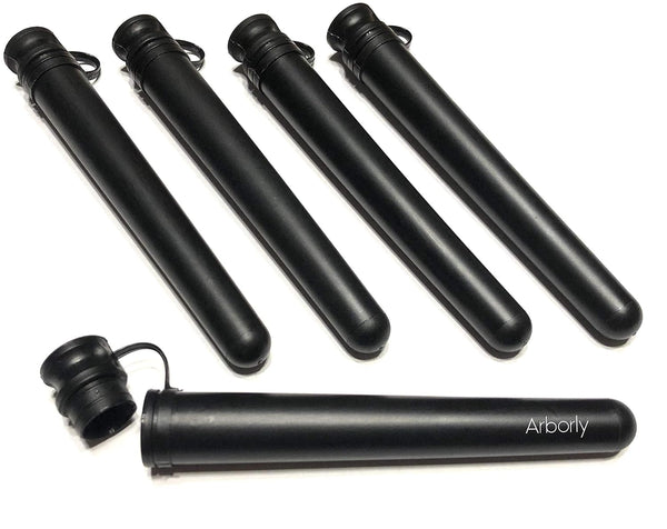Tube Vials 5 Pack - Premium Cigarette Tubes, Air Tight, Smell-Proof, Waterproof