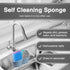 Silicone Sponges for Dishes - 4 Pack Dual-Sided Dish Scrubber & Sponge, Food Grade, BPA Free