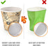 6 oz Paper Cups - Decorated Disposable Water Cups for Coffee and Tea, Office Use