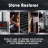 Furniture Clinic Stove Restorer | Restores Natural Matte Black Color on Log Burners, Grates, & Fireplaces (250ml)