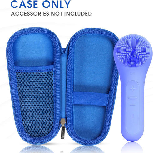 Hard Carry Case for N graCoola CLIE Sonic Facial Cleansing Brush, Waterproof Storage Holder for Silicone Face Scrubber