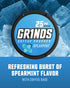 Grinds Coffee Pouches - Tobacco Free, Nicotine Free Healthy Alternative, 3 Cans of Spearmint