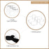 Noble Small Reading Glasses, 3 Pack Rimless Readers with 3 Wallet Holders and 1 Cell Phone Case
